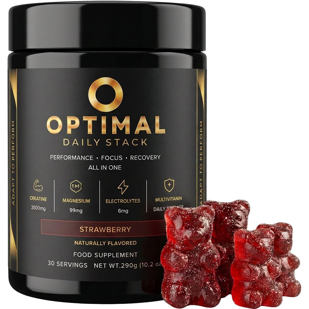 OPTIMAL Daily Stack gummy jar